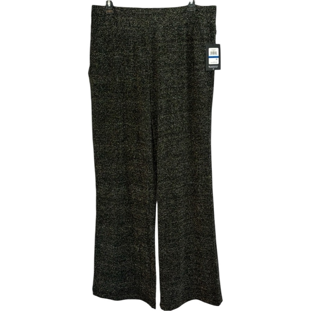 NWT Andrew Marc Sport Black Glitter Pants in Size XL